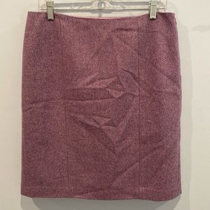 Ann Taylor LOFT pale purple wool skirt
